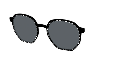 The Polarized Stylish Daisy Sun Top - Angle Top Thumbnail - Pair Eyewear