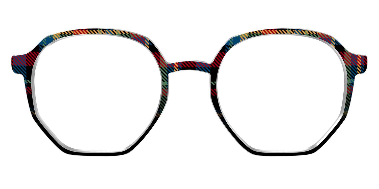 The Principal Plaid - Front Top Image - Pair Eyewear