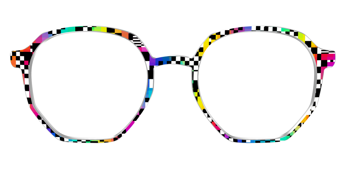 The Prismatic Check - Front Top Image - Pair Eyewear