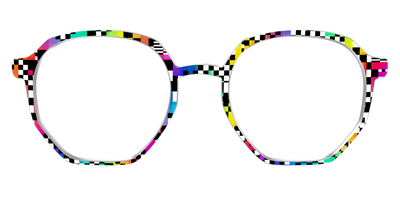 The Prismatic Check - Front Top Thumbnail - Pair Eyewear