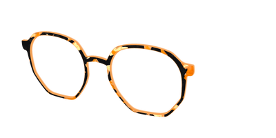 The Pumpkin Camo Pearl Tortoise - Angle Top Thumbnail - Pair Eyewear
