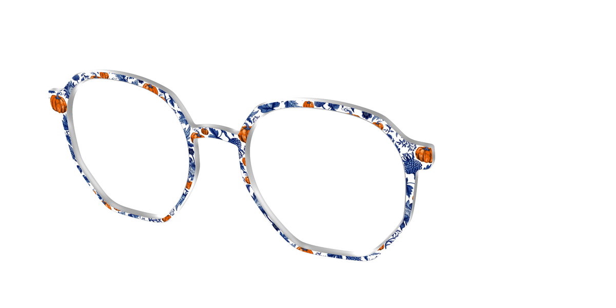 The Pumpkin Garden Toile - Angle Top Image - Pair Eyewear