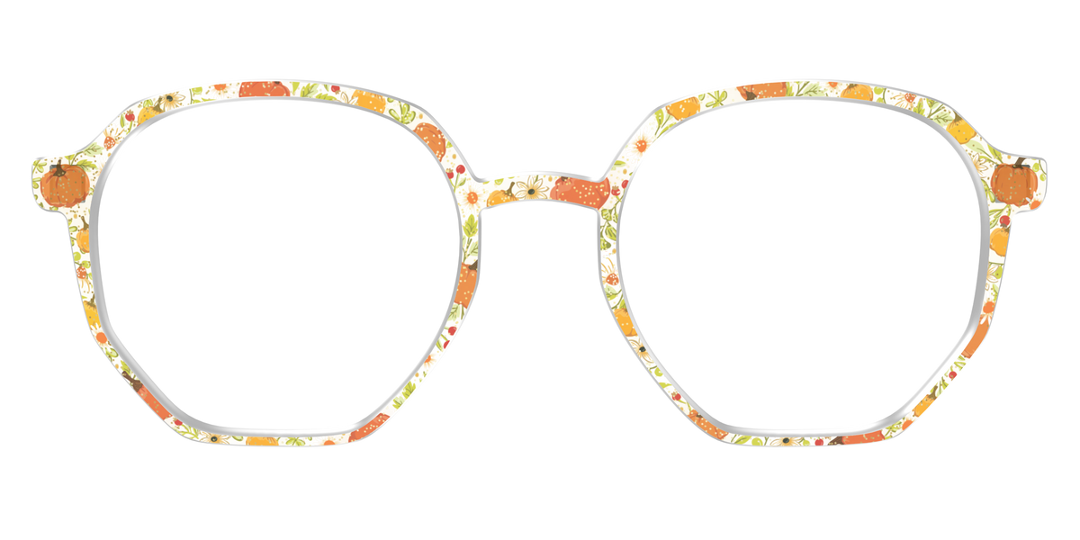 The Pumpkin Patch Crystal with Glitter - Front Top Image - Pair Eyewear