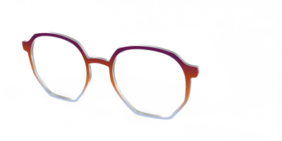 The Raspberry to Periwinkle Gradient - Angle Top Thumbnail - Pair Eyewear