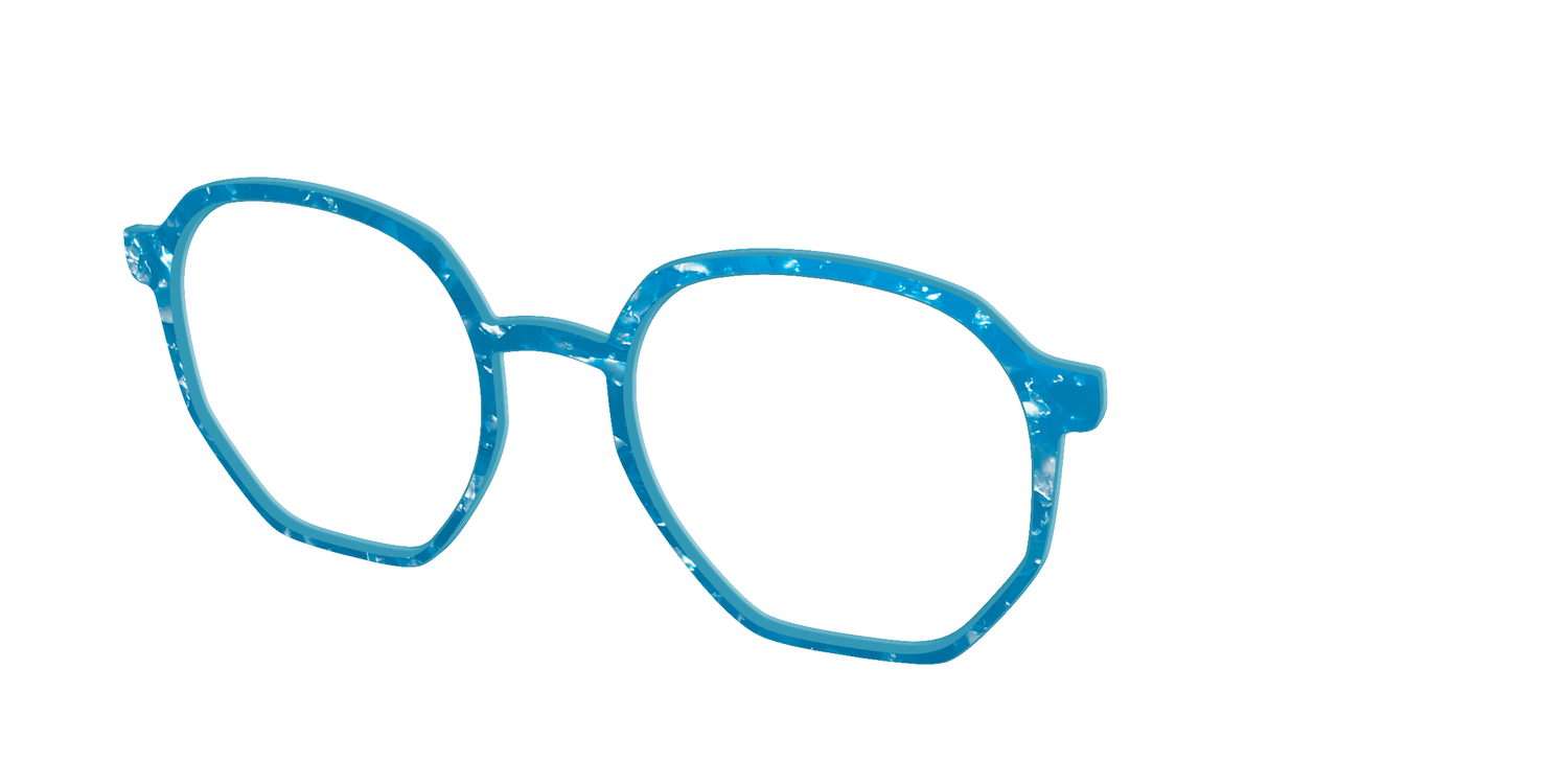 The Riptide Pearl Marble - Angle Top Image - Pair Eyewear