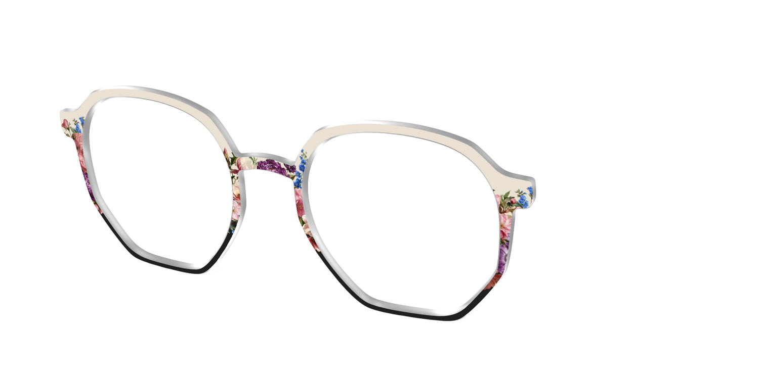 The Romantic Blossoms Split - Angle Top Image - Pair Eyewear