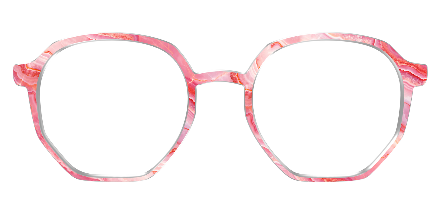 The Rose Quartz Geode - Front Top Image - Pair Eyewear
