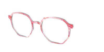 The Rose Quartz Geode - Angle Top Thumbnail - Pair Eyewear