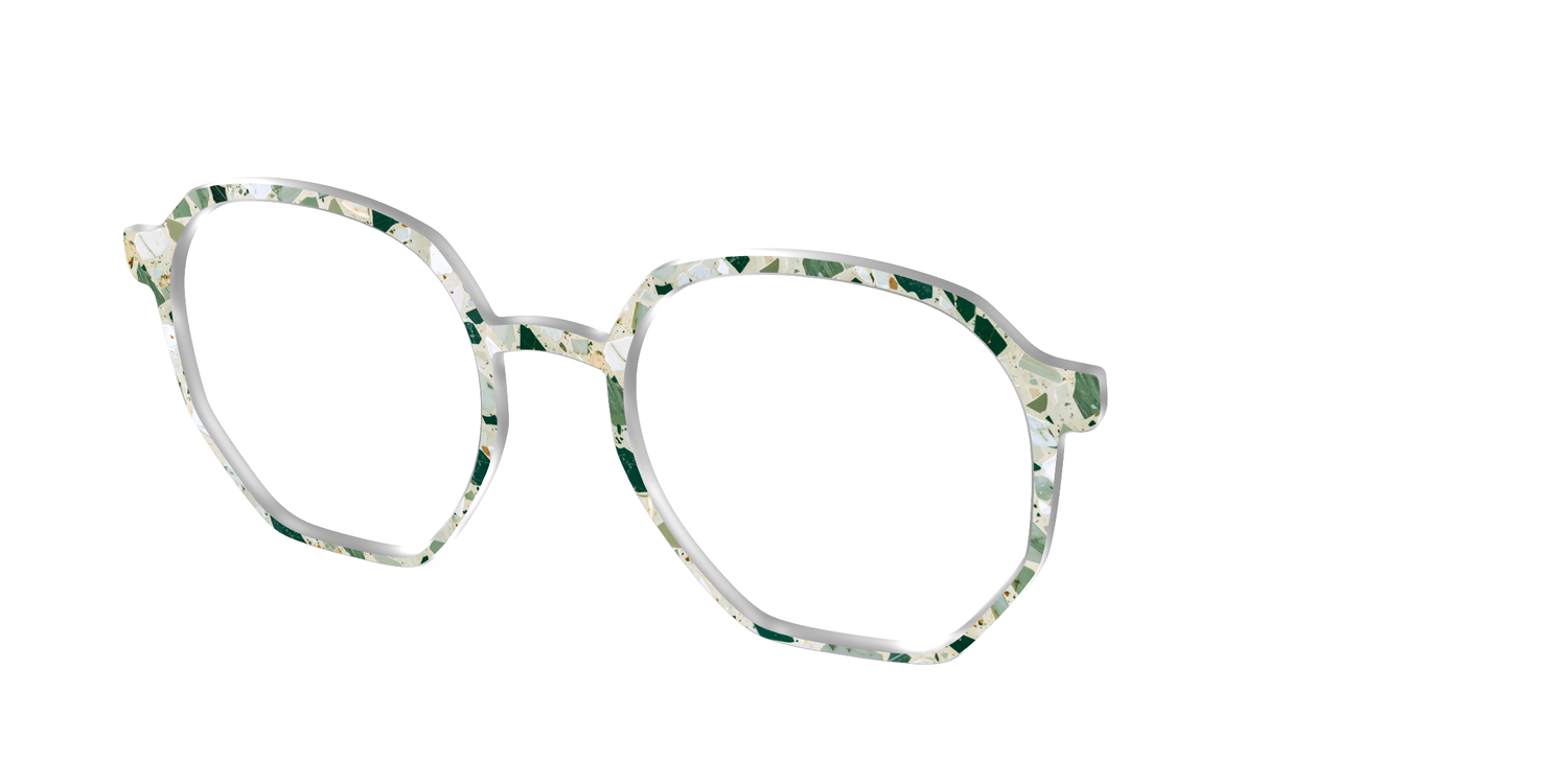 The Sage Terrazzo - Angle Top Image - Pair Eyewear