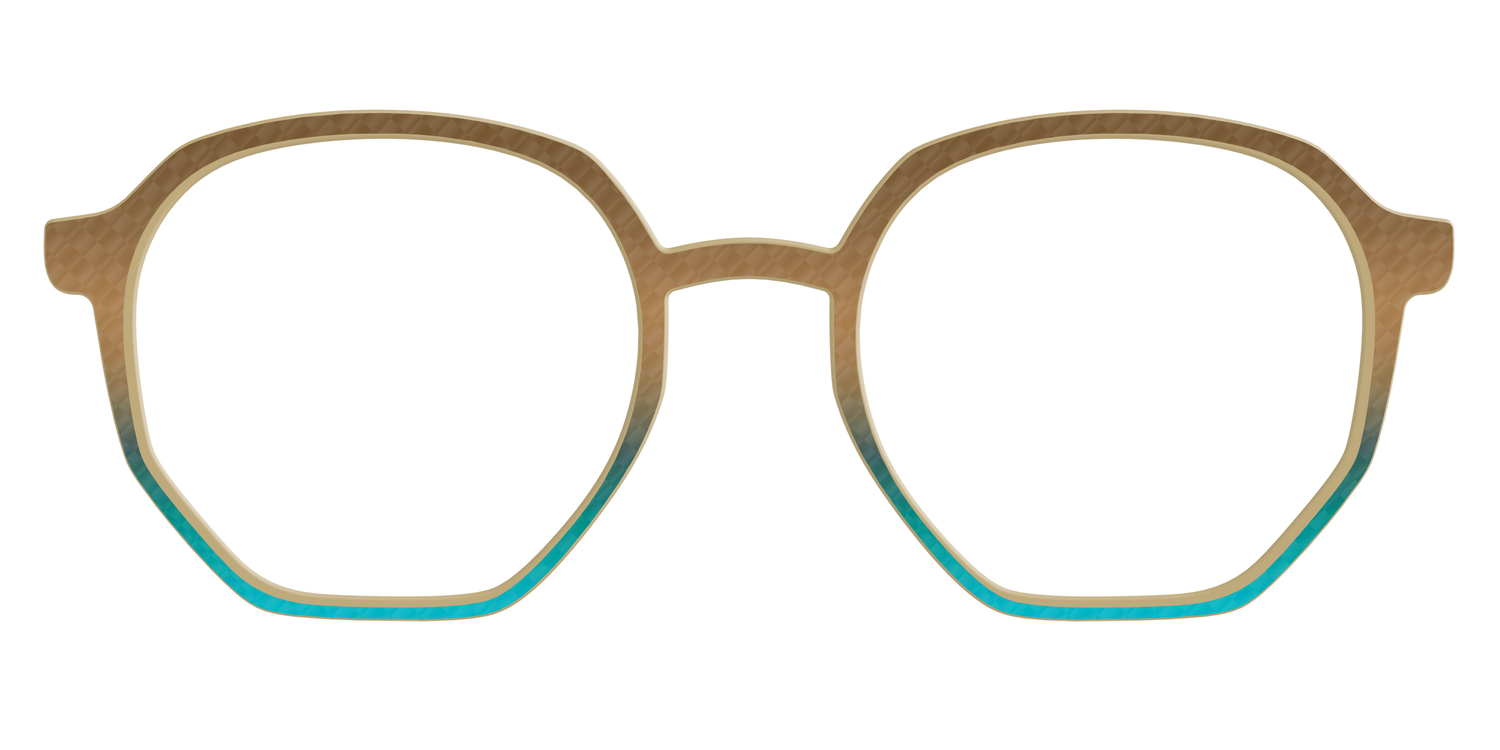 The Sand to Sea Gradient Check - Front Top Image - Pair Eyewear