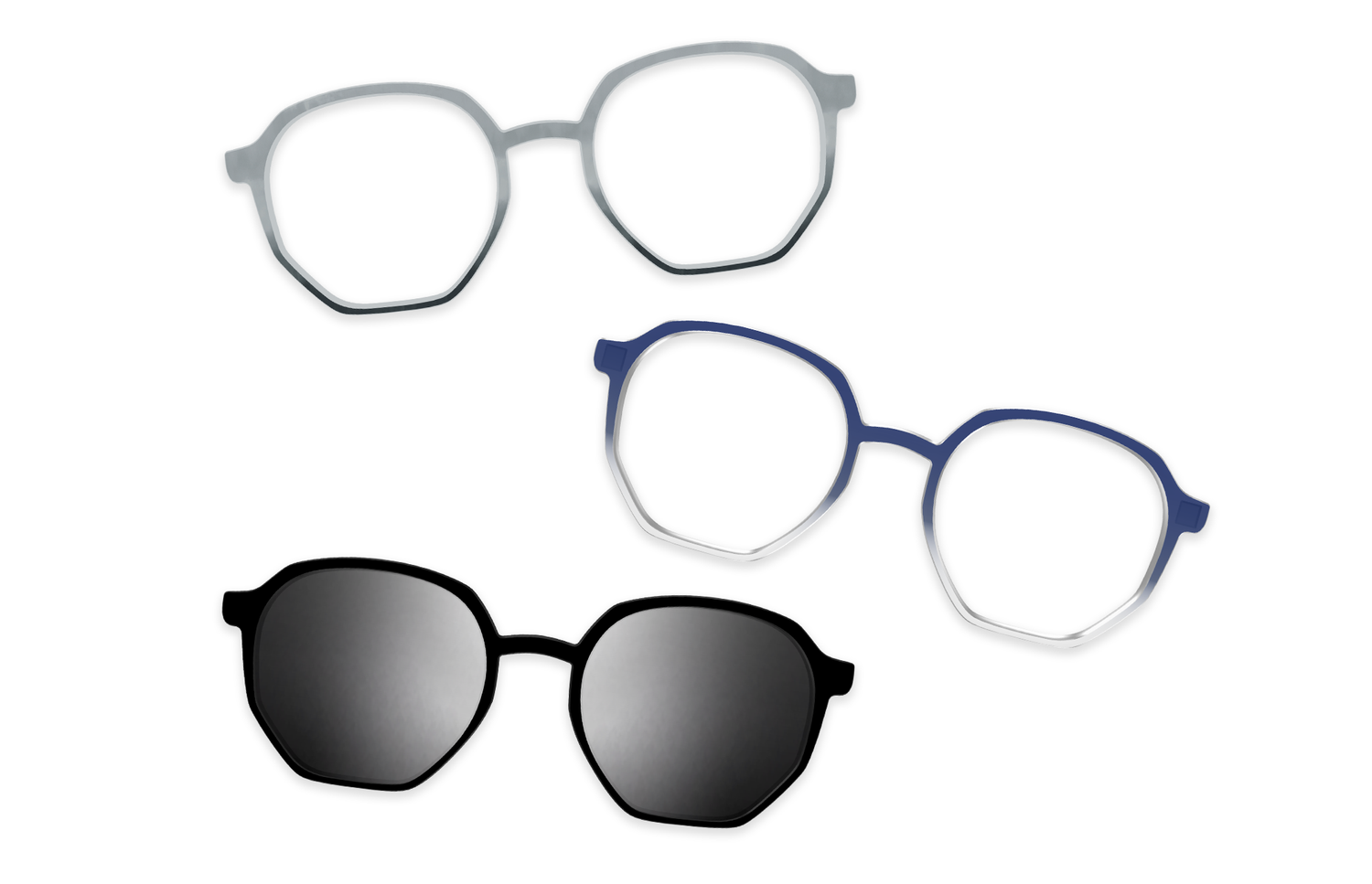Silver Metal - Set - Product Image 4 - Pair Eyewear