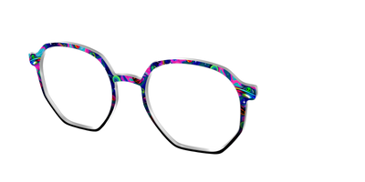 The Space Invasion Marble - Angle Top Thumbnail - Pair Eyewear