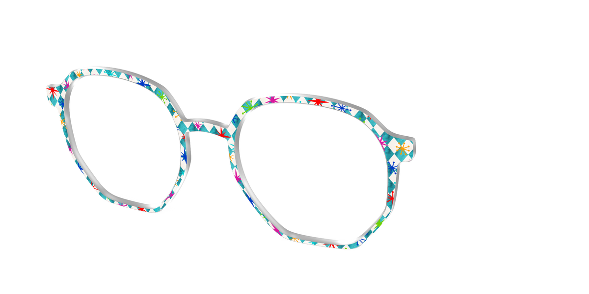 The Starburst Diamonds - Angle Top Image - Pair Eyewear