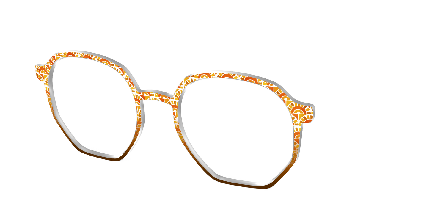 The Summer Sun Scallop - Angle Top Image - Pair Eyewear