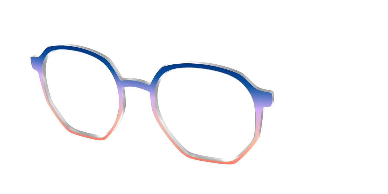 The Sundown Gradient - Angle Top Image - Pair Eyewear