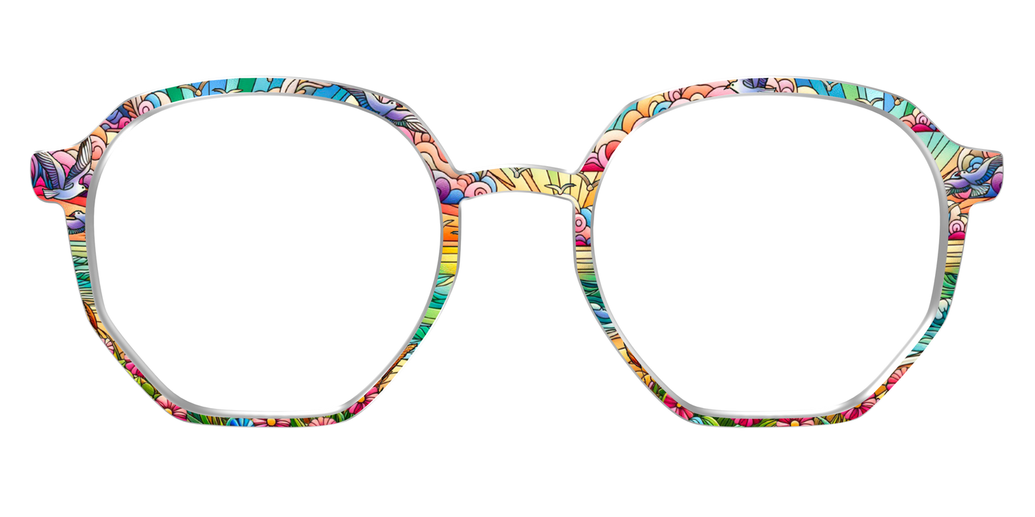The Sun-Drenched Stained Glass - Front Top Image - Pair Eyewear