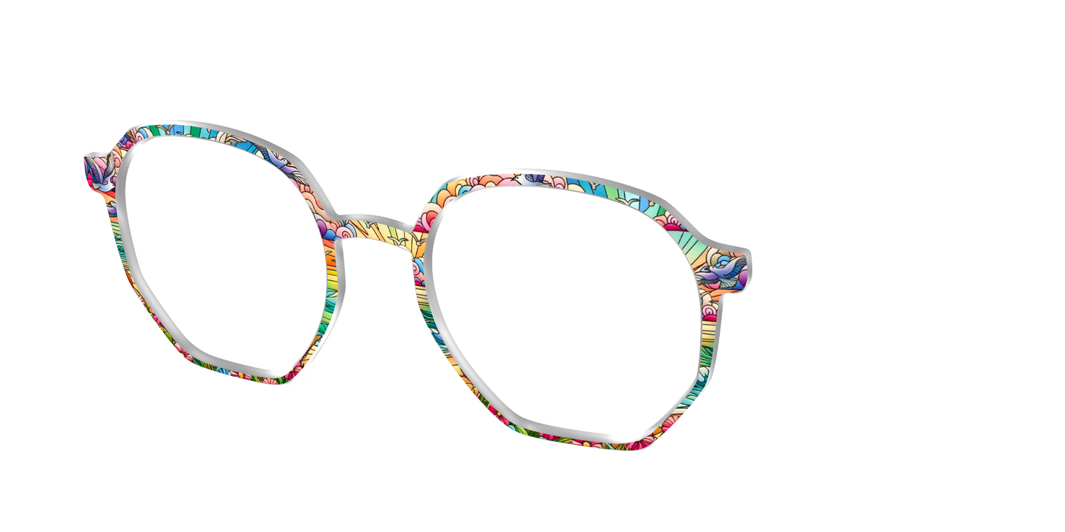 The Sun-Drenched Stained Glass - Angle Top Image - Pair Eyewear