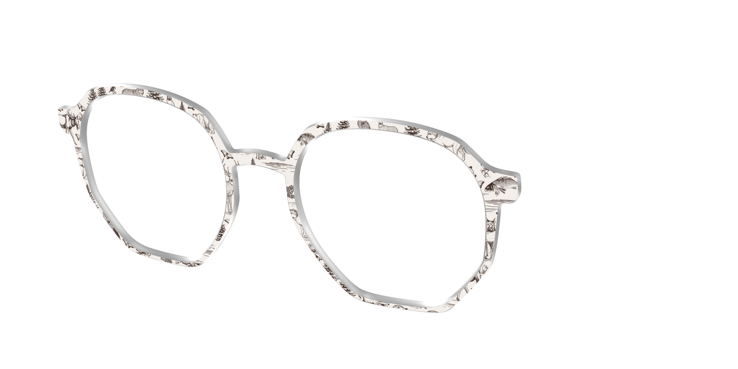 The Timber Toile - Angle Top Image - Pair Eyewear