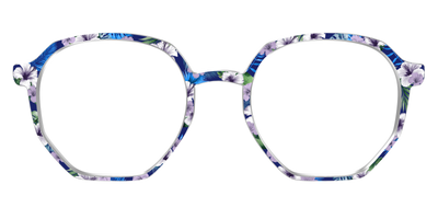 The Tropical Blue Blossoms - Front Top Thumbnail - Pair Eyewear