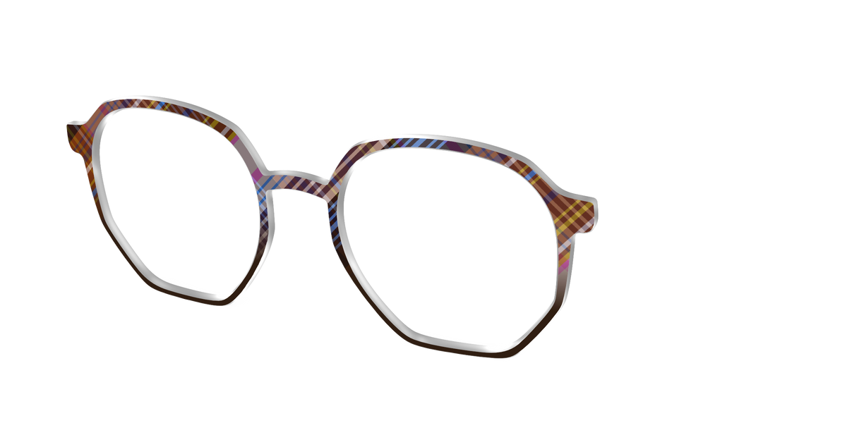 The Twill Tartan - Angle Top Image - Pair Eyewear