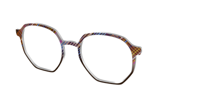 The Twill Tartan - Angle Top Thumbnail - Pair Eyewear