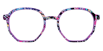 The Vaporwave Marble with Star Glitter - Front Top Thumbnail - Pair Eyewear