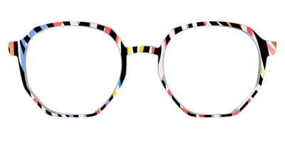 The Vivid Zebra Stripes - Front Top Thumbnail - Pair Eyewear