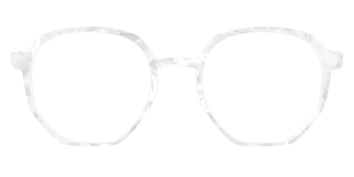 The White Pearlescent - Front Top Image - Pair Eyewear