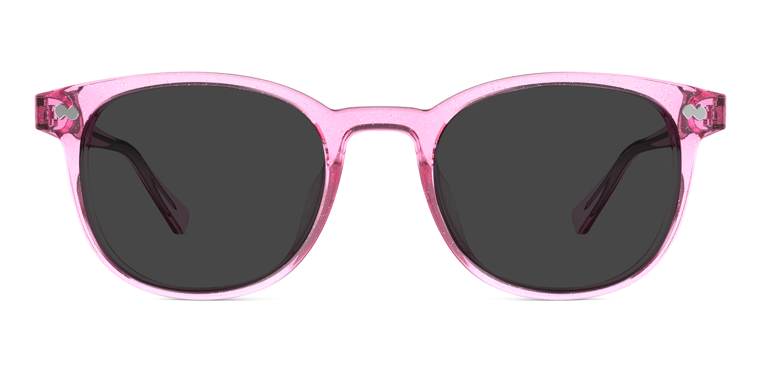 The Reese - Pink Glitter Clear Sun - Carousel1 - Pair Eyewear