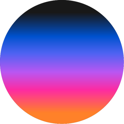 The Indigo Gradient Crystal