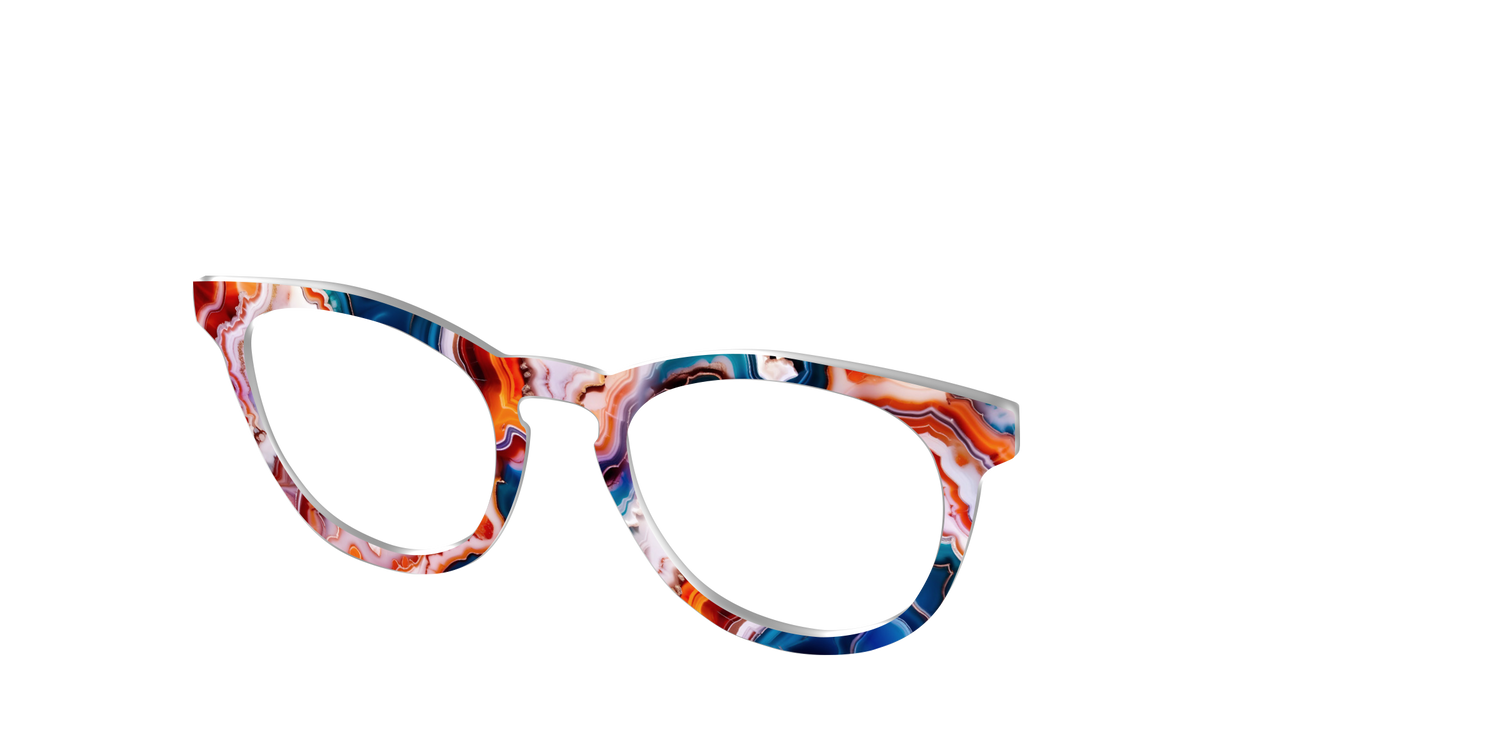 The Abroad Agate - Angle Top Image - Pair Eyewear