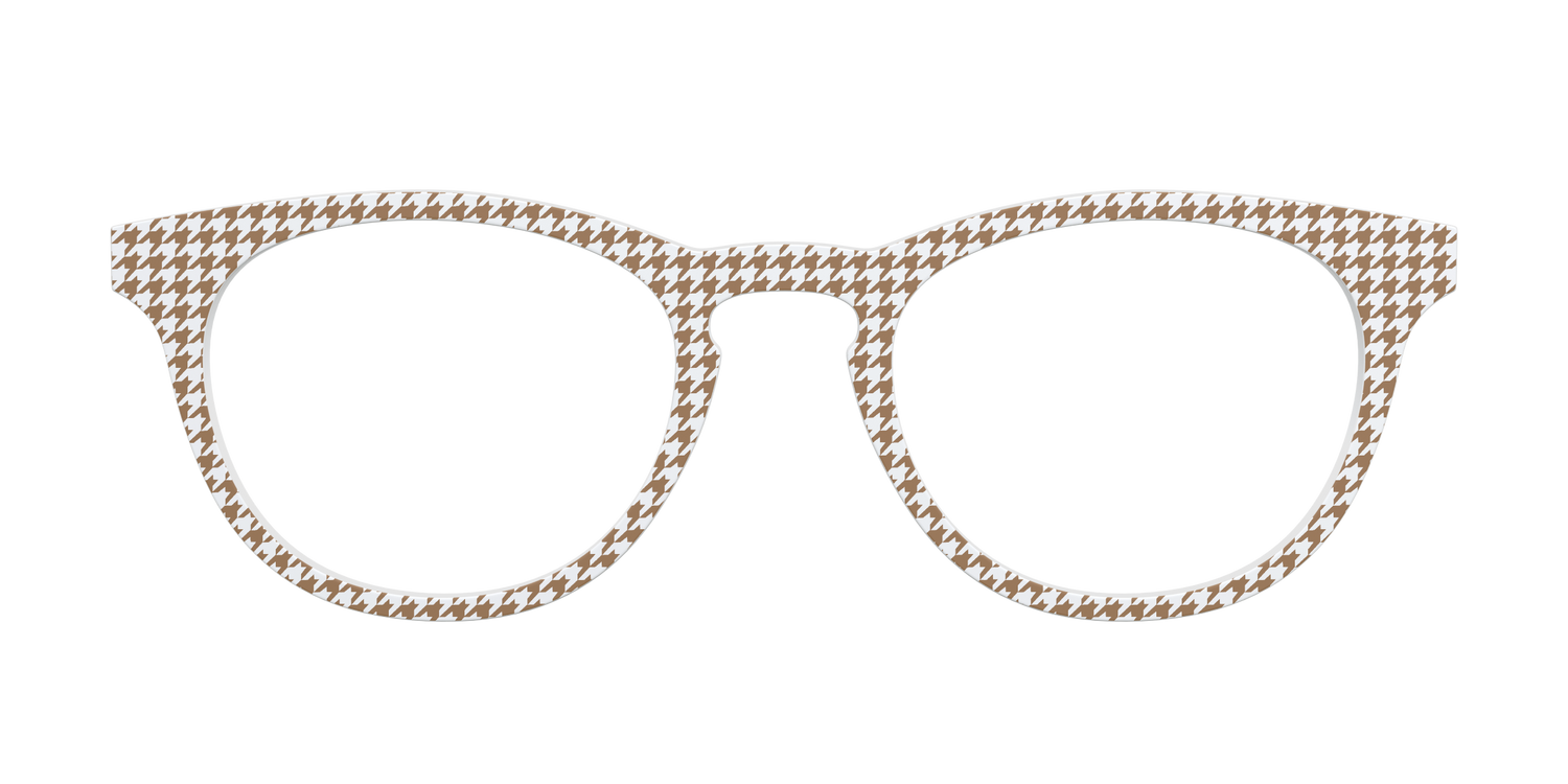 The Acorn Houndstooth - Front Top Image - Pair Eyewear