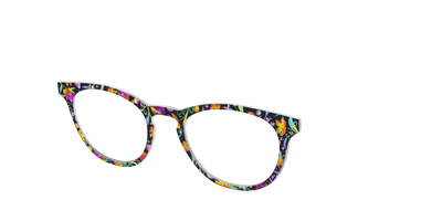 The Airbrushed Floral - Angle Top Thumbnail - Pair Eyewear