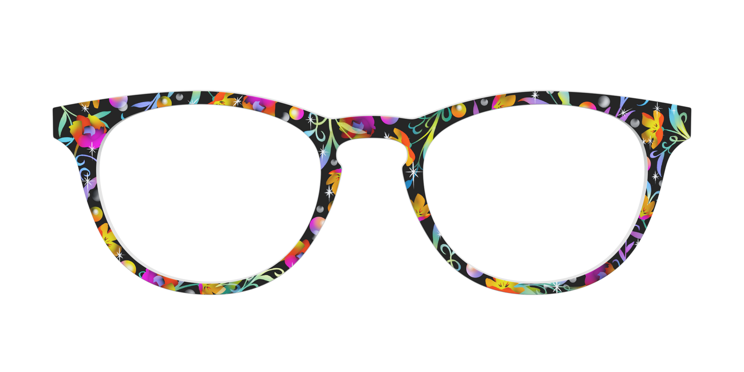 The Airbrushed Floral - Front Top Image - Pair Eyewear