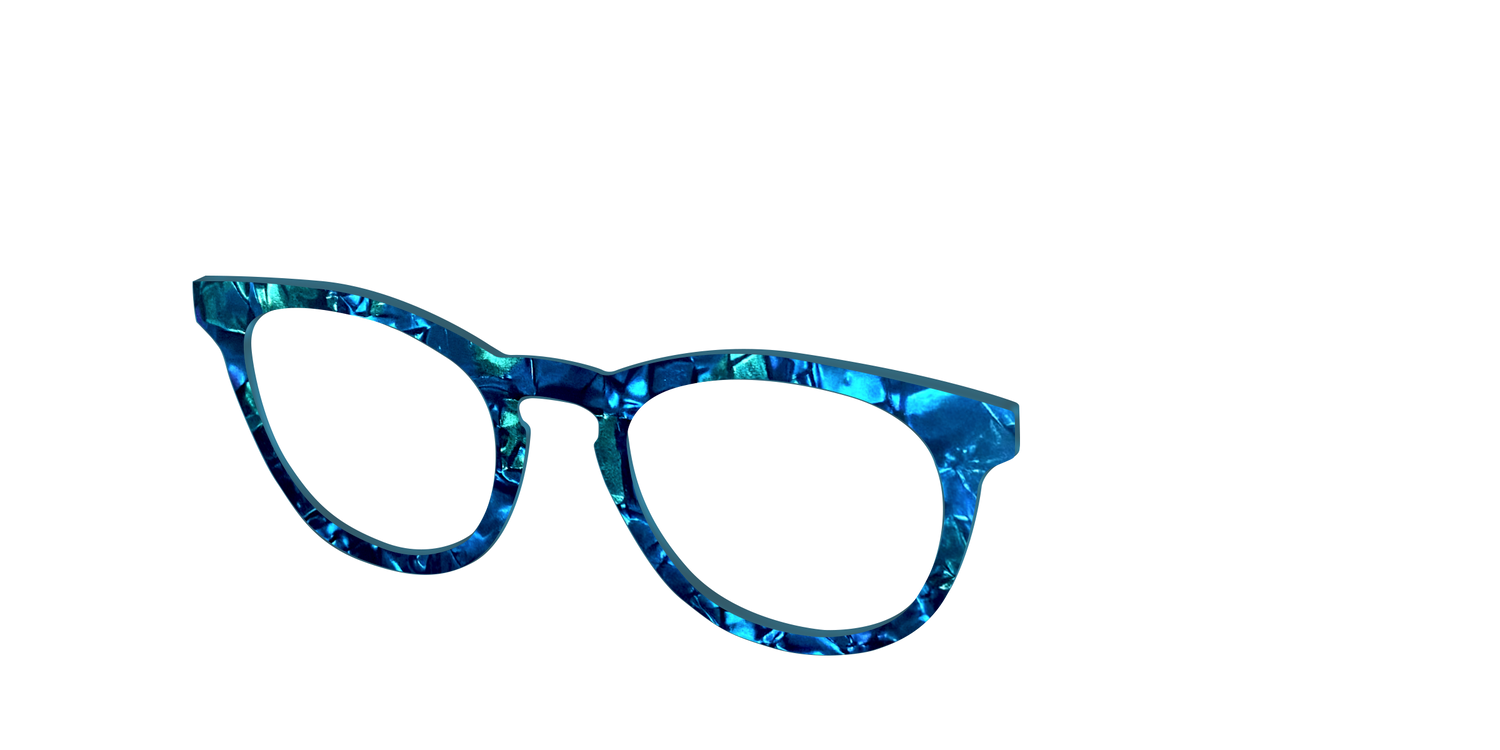 The Alexandrite Pearl Marble - Angle Top Image - Pair Eyewear