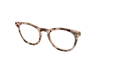 The Almond Tortoise with Gold Streaks - Angle Top Thumbnail - Pair Eyewear