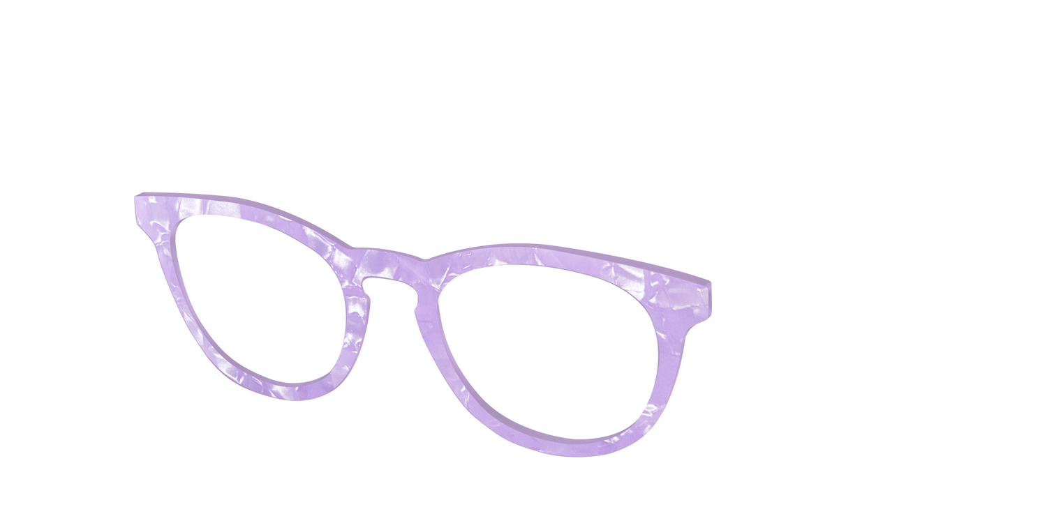 The Amethyst Pearl Marble - Angle Top Image - Pair Eyewear