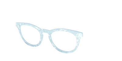 The Aquamarine Pearl Marble - Angle Top Thumbnail - Pair Eyewear
