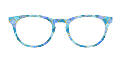 The Aqua Tiles - Front Top Thumbnail - Pair Eyewear