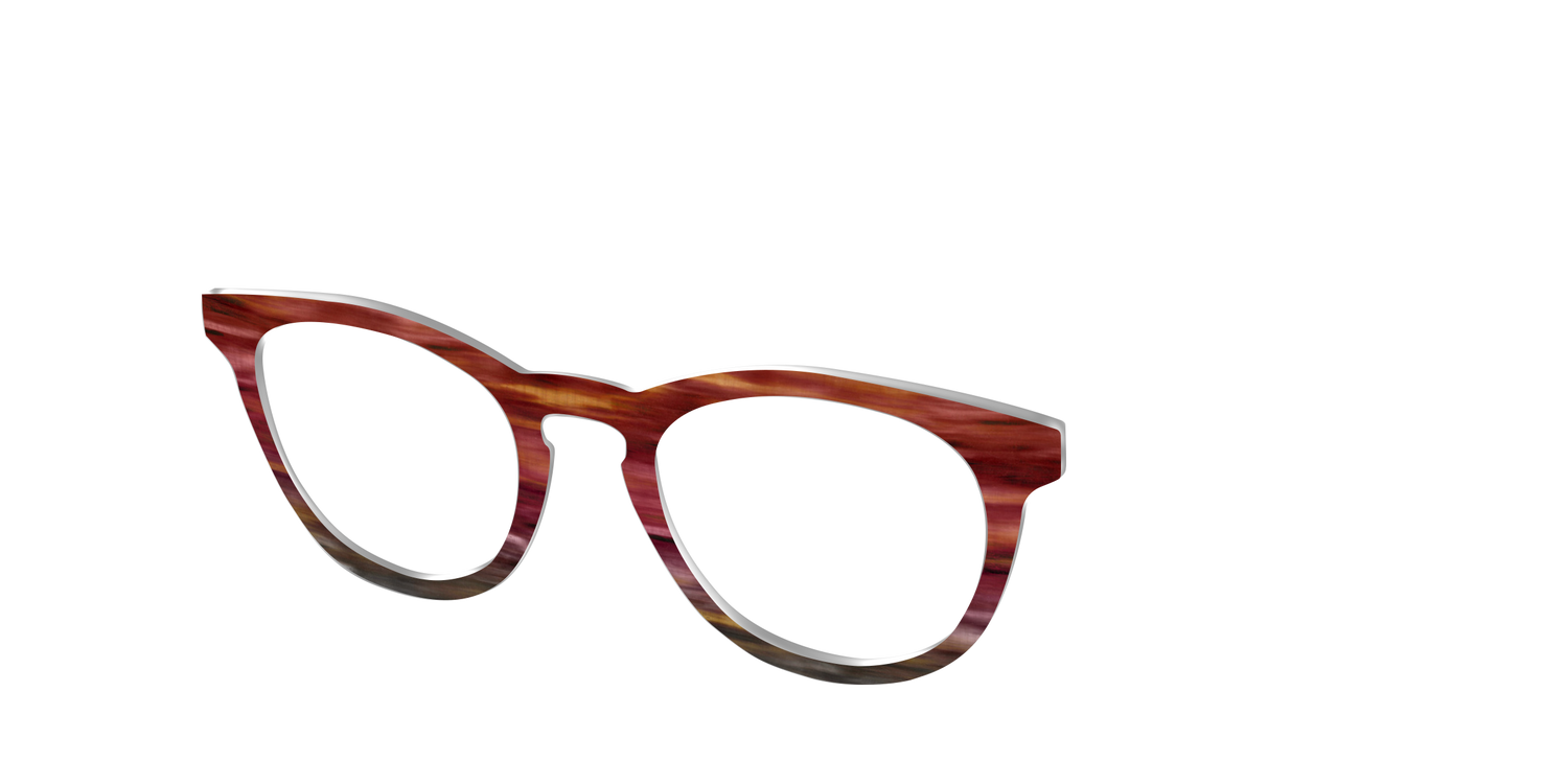 The Auburn Gradient Horn - Angle Top Image - Pair Eyewear
