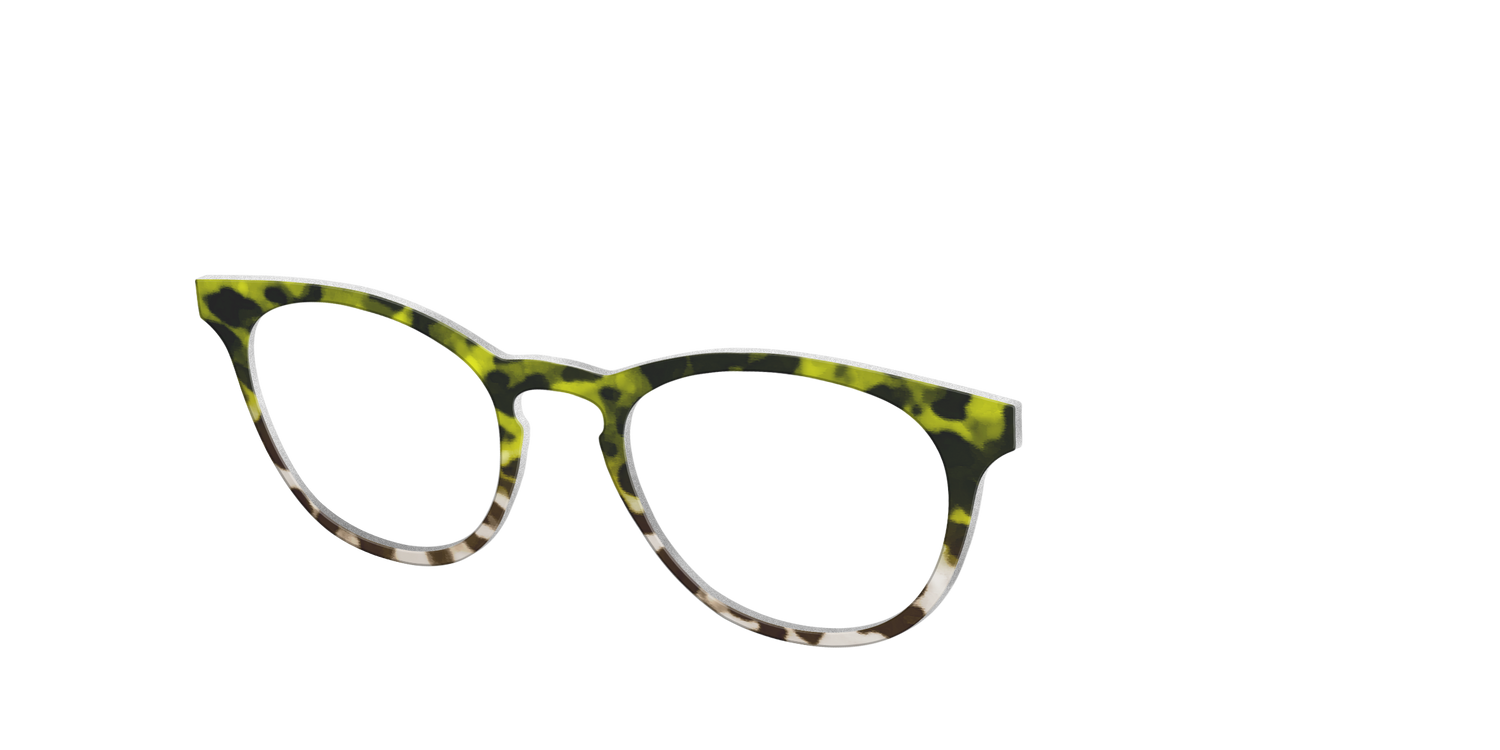 The Avocado to Ivory Tortoise - Angle Top Image - Pair Eyewear