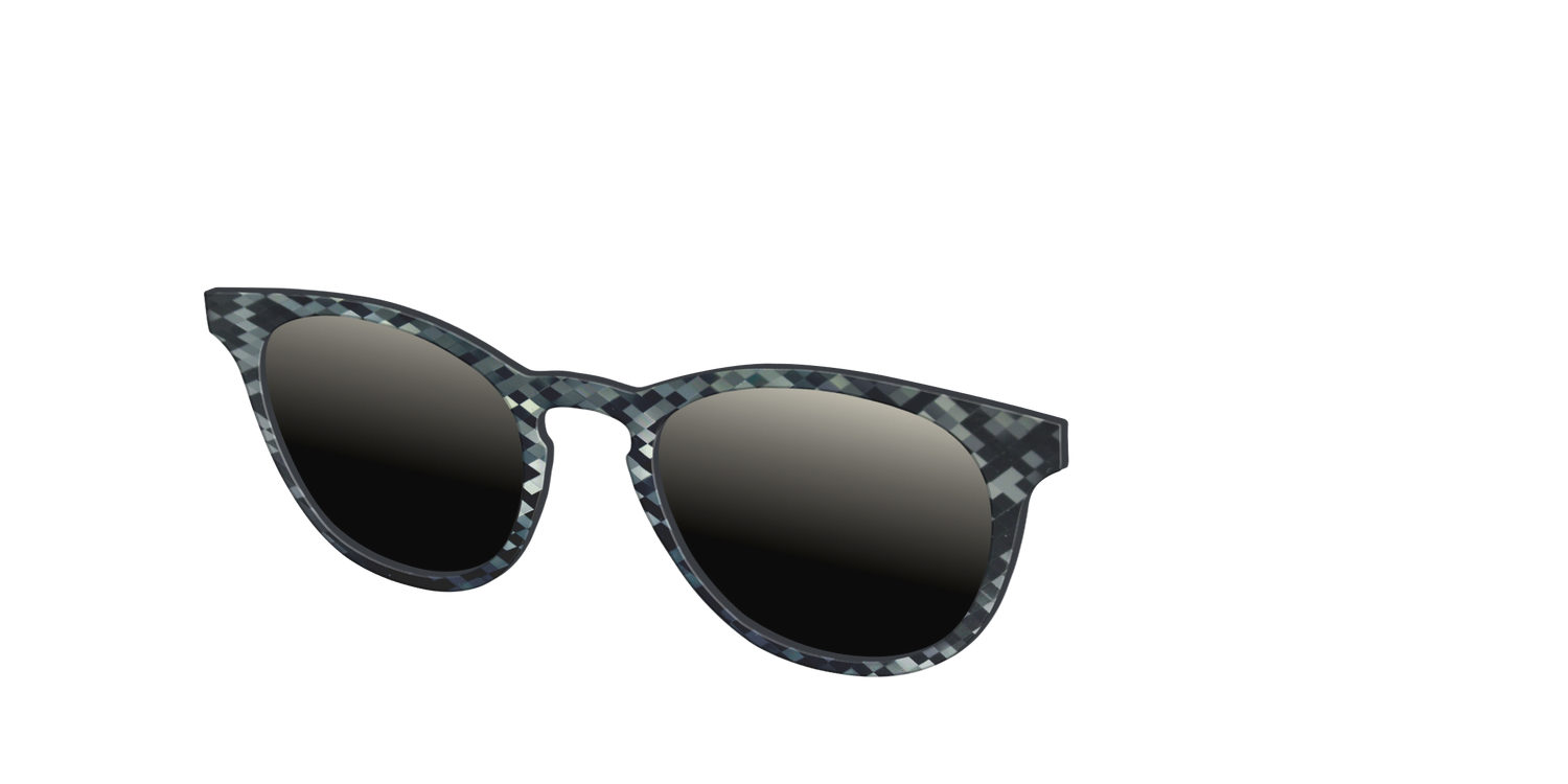 The Polarized Black Prism Sun Top - Angle Top Image - Pair Eyewear