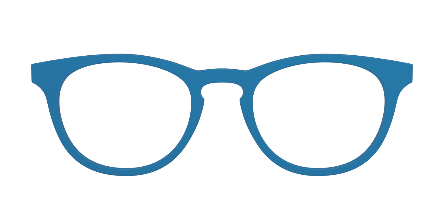 The Bondi Blue - Front Top Image - Pair Eyewear