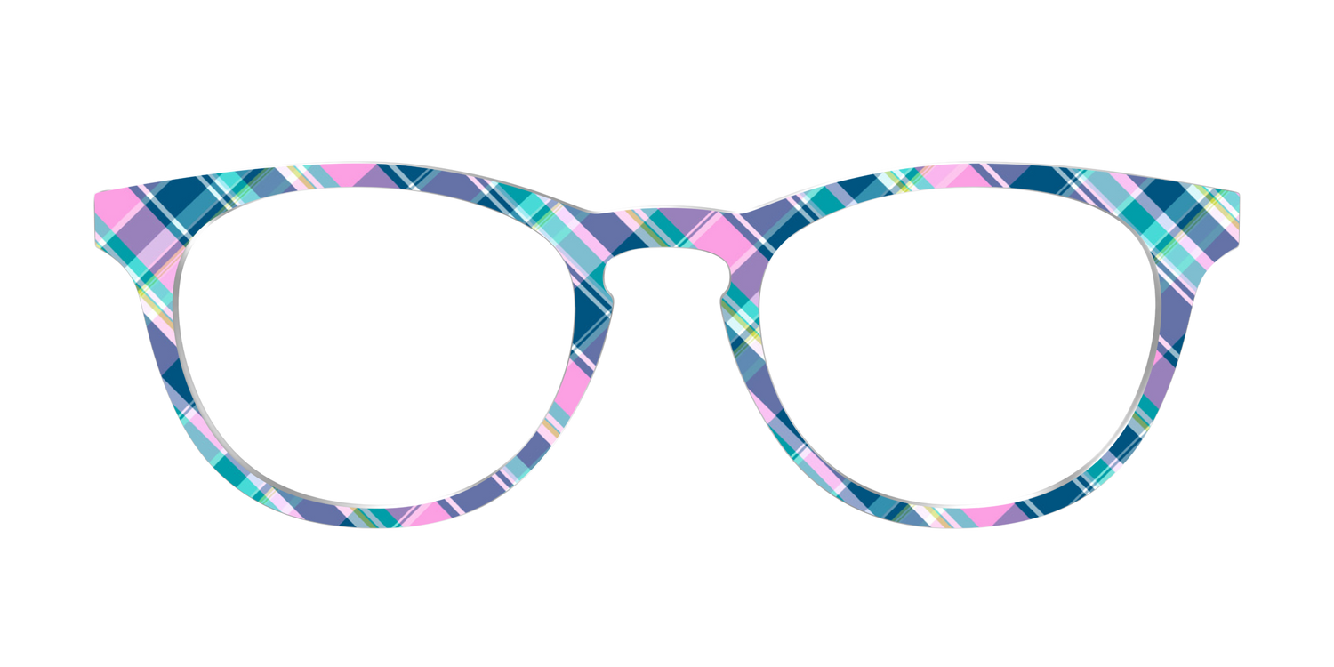 The Breezy Plaid - Front Top Image - Pair Eyewear