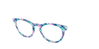 The Breezy Plaid - Angle Top Thumbnail - Pair Eyewear