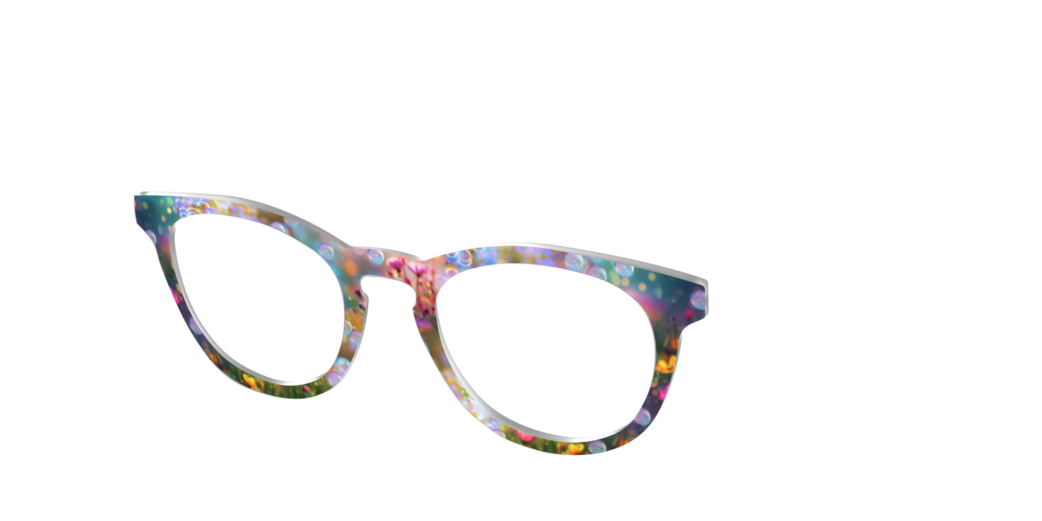The Bubbles & Blossoms - Angle Top Image - Pair Eyewear