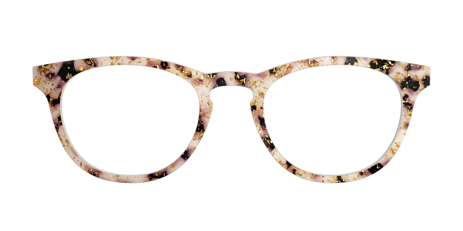 The Buttercream Tortoise with Gold Flakes - Front Top Image - Pair Eyewear