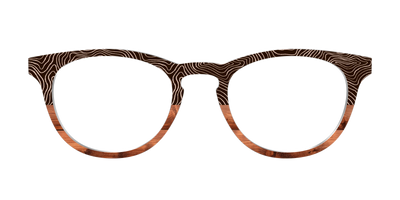 The Cabin Woodgrain Split - Front Top Thumbnail - Pair Eyewear