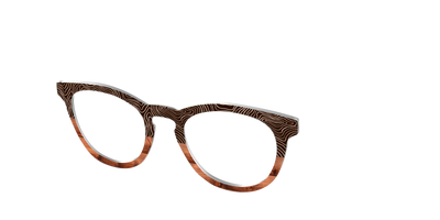 The Cabin Woodgrain Split - Angle Top Thumbnail - Pair Eyewear