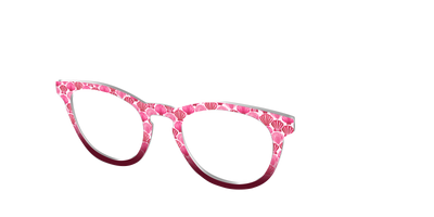 The Cerise Shell Scallop - Angle Top Thumbnail - Pair Eyewear